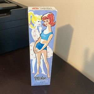 1962 Midge Doll New in Box Brunette